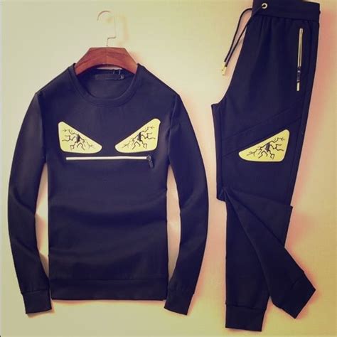 fendi tracksuit black and yellow|farfetch fendi tracksuit.